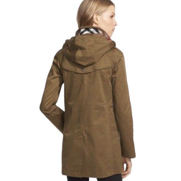 Burberry Bowpark Raincoat Removable Wool Liner In Khaki And Signature Plaid 10 - Picture 3 of 15